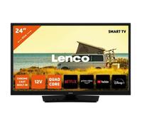 24 Smart TV Android avec adaptateur voiture 12 V LED-2463BK Noir