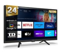 Smart TV 24 pouces HD Hey Google Official Assistant avec contrôle vocal. Téléviseur Android 11 - TD Systems PRIME24C19GLE
