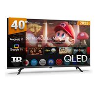 Smart TV 40 pouces Qled Full HD Assistant Google. Téléviseur Android 14 - TD Systems PRIME40K21GLQ