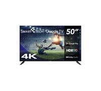 Smart Tech TV 4K UHD 50" (127cm) 50UG10V1, Smart TV Google TV, HDMI, USB, HEVC, Dolby Audio, HDR 10, CHROMESCAST, Google Assistant
