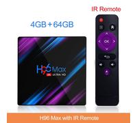 Smart TV Box Android 9.0 4K Media Player Netflix Youtube Option Assistant vocal Google, 4GB 64GB