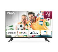 CHiQ L32G7L 32" Frameless Android TV,Direct-lit LEDs, HDR10, DBX-TV, Quad-Core CPU, 2.4/5G Wi-FI, Bluetooth5.0, Google Assistant, 2022