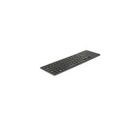 Smart TV - Clavier - avec pavé tactile - sans fil - 2.4 GHz - Allemand - noir - Pour la vente au détail