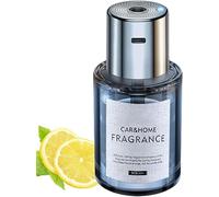 Smart Ultrasonic Atomized Car Air Freshener,5 Gears Adjustment & Auto On/Off,Car Fragrance Air Freshener, Essential Oil Car Fast Aroma Diffuser for Car (Lemon)