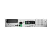 Smart-UPS 750VA LCD RM - Onduleur (rack-montable) - CA 230 V - 500 Watt - 750 VA - Ethernet, RS-232, USB - connecteurs de sortie : 4 - 2U - noir -