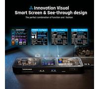 Smart Usb-C Hub 10-En-1 Explorer Edition,Double Écran 4K@60Hz,Pd 3.0 100W,Ethernet Rj45,2 Usb 3.2,2 Usb 2.0,Uhs-Ii Tf/Sd,Station D'Accueil Usb C Pour Macbook Pro/Air,Dell Xps,Noir