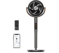 Smart Ventilateur Sur Pied 25Db Silencieux, Flux D'Air 7.5 M/S, Portée De 30 M, Oscillation À 120° + 105°, Avec Télécommande, 6 Mo