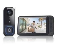 Smart Video Doorbell,IPS Full-Color Display 720P Visual Door Bell with Motion Detection,Night Vision,for Home Security