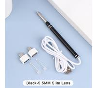 Smart Visual Earpick Endoscope Cuillère Nettoyeur D'oreille,Caméra Kanoscope,Dissolvant D'avertissement,Outil De Suppression De Cérumen,Prise En Charge Android Pc Type-C - Type Black 5.5mm