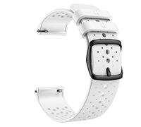 Smart Watch Band Remplacement des sangles d'extérieur en silicone officielles pour Polar Vantage M Bracelet Bracelet Wrist Watchs Accessoires Correa (Couleur: Blanc, Taille: pour Polar Vantage M)