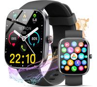 Smart Watch For Men Women 1.91 Inch Bluetooth Calls Whatsapp Notification Ip68 Activity Bracelet With 100 Sports Modes Heart Rate Monitor Spo2 Sleep Monitor For Men Women