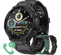 Smart Watch, Ip68 Waterproof Smart Watch, Cardio Pedometer Smartwatch Sport Fitness Activity Tracker (Black)