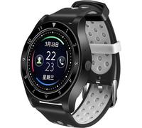 Smart Watch support carte SIM caméra podomètre Smartwatch poignet écran rond mode sport cadeau noir gris