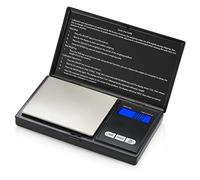 Smart Weigh Balance de Précision, 100g / 0.01g, Mini Balance de Bijoux Avec Fonction de Tare Incluse, Lisibilité de 0.01g, Acier Inoxydable (Noir)