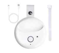 Smart White Noise Machine Sleep Aid Aid Aid with Night Light Sleep Trainer Baby Monitor Sound Machine Portable pour le bureau Home Travel Adults Babies Blanc ABS 9.5X6.5CM