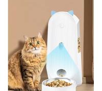 Smart WiFi Mangeoire automatique pour chat avec caméra, bol de nourriture en acier inoxydable, contrôle par application, alimentation par batterie, distributeur de nourriture sèche pour animaux de