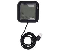Smart WiFi Thermomètre hygromètre à encre électronique Affichage du capteur d'humidité de température ns fil avec lectures précises Modes réglables Conception de sécurité pour le