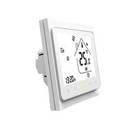 Smart WiFi Thermostat régulateur de température Eau électrique Chaud Chauffage par Le Sol Eau gaz chaudière Fonctionne Facile à Utiliser(White,BHT-002-GCLZ(Zigbee))