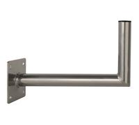 Smartworldwide Support mural d'antenne satellite Smart WWH45T 45 cm Ø jusqu'à 85 cm argent