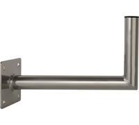 Smartworldwide Support mural d'antenne satellite Smart WWH45T 45 cm Ø jusqu'à 85 cm argent