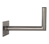 Smartworldwide Support mural d'antenne satellite Smart WWH45T 45 cm Ø jusqu'à 85 cm argent