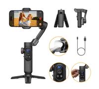 Smart Xpro Smartphone Stabilisateur De Cardan Professionnel Stabilisateur À 3 Axes Pour Iphone Et Android Smartphone Cardan Portable-Smart Xpro Black