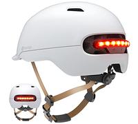 Smart4u Casque de vélo Intelligent avec 3 Types de lumières d'alerte, Smart Casque de Vélo Imperméable Confortable, Casque Trottinette Electrique Adulte avec LED, Femme Homme