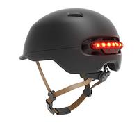 SMART4U SH50L/L SH50L Casque intérieur en Mousse EPS Extérieur PC Haute densité Lumière 7 Niveaux Adultes Unisexe Noir Taille L