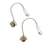 Smartass & Sass Collier rotatif doré - Bijoux de motivation inspirés de l'ananas - Collier amusant pour soulager l'anxiété - Pendentif élégant pour le stress et la concentration