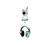 SMARTBABY10BE - Babyphone Wi-Fi avec caméra, blanc/taupe