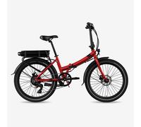 Vélo électrique Legend Ebikes Legend siena vélo électrique pliable de ville smart ebike roues de 24 pouces, freins disque hydraulique, batterie 36v 14ah panasonic (504wh), rouge