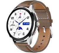 Smartbluetooth bracelet BM05 en cuir argenté sport pour un sommeil sain G