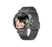 Smartbluetooth bracelet CF32 en acier noir sport santé