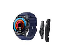 Smartbluetooth bracelet E400 bleu silicone + support ecg fréquence cardiaque sport santé sommeil G