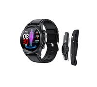 Smartbluetooth bracelet en silicone rouge E400 + support ecg fréquence cardiaque sport santé sommeil