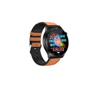 Smartbluetooth bracelet ET340 cuir brun sport santé