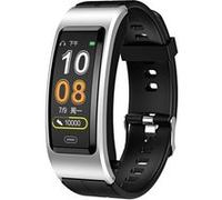 Smartbluetooth bracelet TB7 argent vinyle sport santé blood oxygen