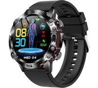 Smartbluetooth casque montre ET482 bracelet noir sport sommeil sain