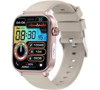Smartbluetooth casque montre ET570 bracelet couleur champagne sport sommeil sain