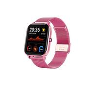 Smartbluetooth casque montre H12 acier rose + bracelet adhésif sport sommeil sain