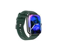 Smartbluetooth casque montre HF12 black green bracelet sport santé rappel G