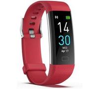 Smartbluetooth casque montre HS5 bande de caoutchouc rouge sport sommeil sain