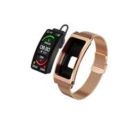 Smartbluetooth casque montre K13S bracelet en acier doré sport sommeil sain