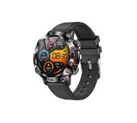 Smartbluetooth casque montre KT482 bracelet cuir noir sport sommeil sain