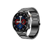 Smartbluetooth casque montre QS40 black bracelet en acier sport sommeil sain