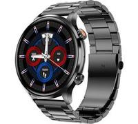 Smartbluetooth casque montre QS40 black bracelet en acier sport sommeil sain