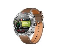 Smartbluetooth casque montre T95 bracelet cuir brun sport sommeil sain