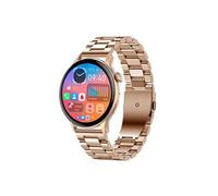 Smartbluetooth montre AMoled1.43 bracelet en acier doré sport santé