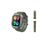 Smartbluetooth montre C20 camouflage vert + bracelet en caoutchouc sport santé blood oxygen