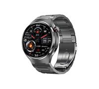Smartbluetooth montre GT4PRO acier noir + bracelet en vinyle sport sommeil sain